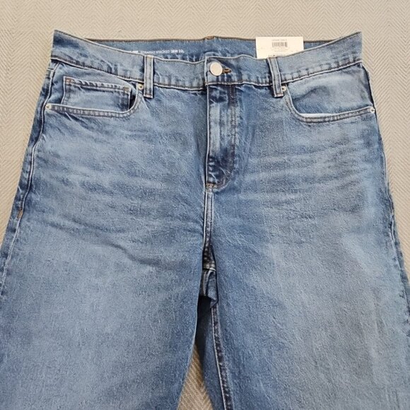 Mode of One Jeans Men's 36W 32L Blue Denim Stretch Straight Leg Quiet Luxury NWT - Picture 8 of 16